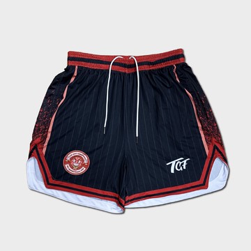 【TGF®】AirJersey™ 極彈輕量單面球褲 - 2025 Christmas 3X3 烈焰黑