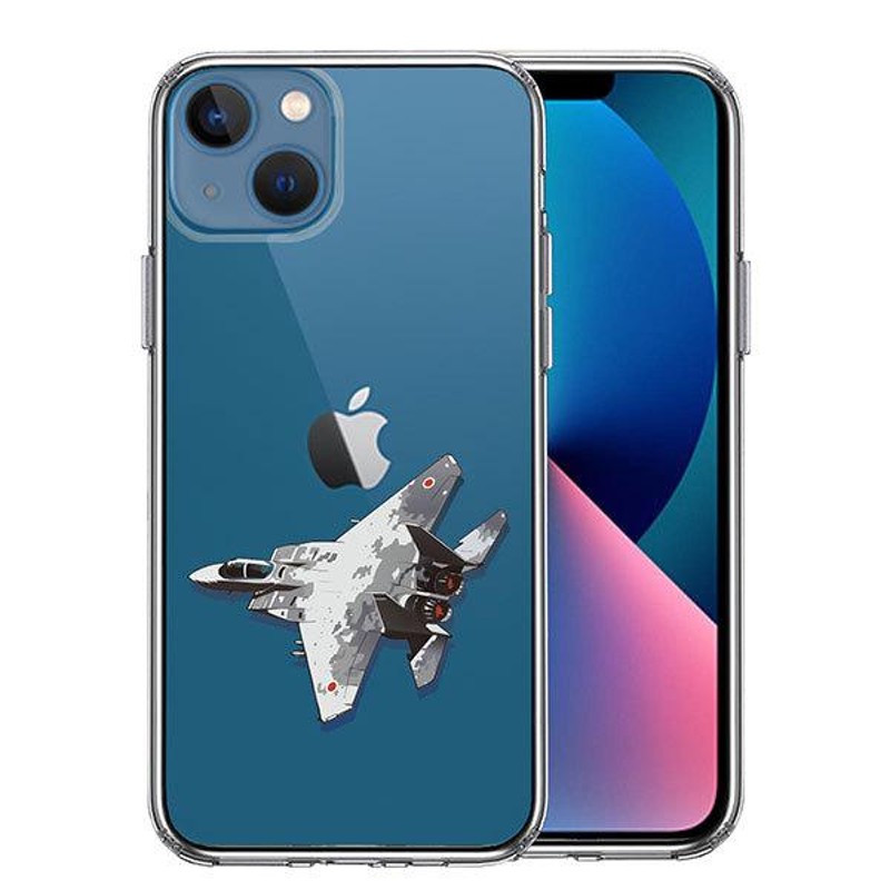 iPhone13 ケース ハードケース ハイブリッド クリア 航空自衛隊 F-15J