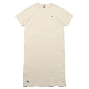 CHUMS 女 Booby Long One-Piece洋裝 米灰色-CH181243G057