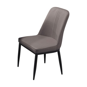 【H&D東稻家居】灰皮餐椅(THY2-04392)