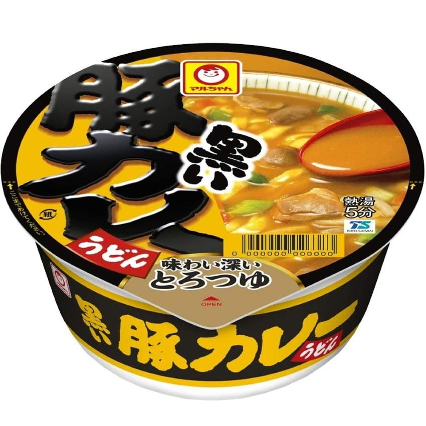 黒い豚カレーうどん 87g×12個 送料無料 訳あり