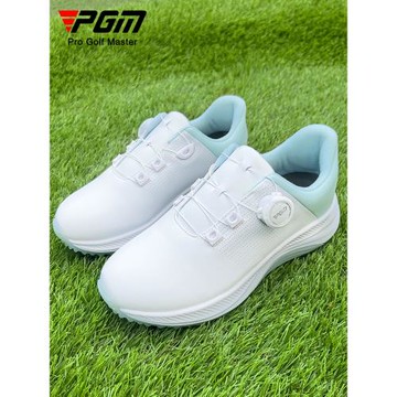 秋冬高爾夫女球鞋女士防水旋鈕鞋帶增高防滑女鞋韓國女款運動鞋子