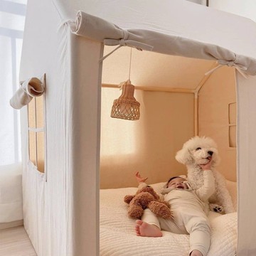 韓國兒童房游戲屋室內帳篷男女孩分床睡覺神器寶寶ins風玩具城堡 免運 全館特惠 【PPD1234】