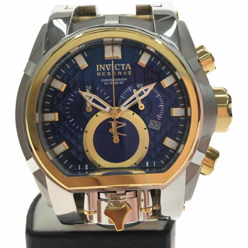 ▽▽ invicta メンズ腕時計 クオーツ ダブルフェイス BOLT ZEUS ボルトゼウス 25205 やや傷や汚れあり | LINEショッピング