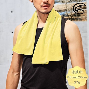 【ADISI】單向導濕速乾運動涼感巾【萱草黃】AS24112