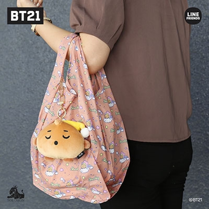 BT21 ぬいぐるみエコバッグ COOKY[DEBBT21CK] | LINEショッピング