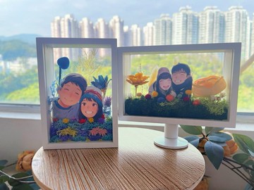 【香港花藝工作室】花藝興趣班 - 保鮮花花架工作坊