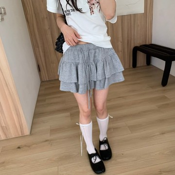 ISA_小棉專屬甜 可愛超標杯子蛋糕抽繩褲裙_63012