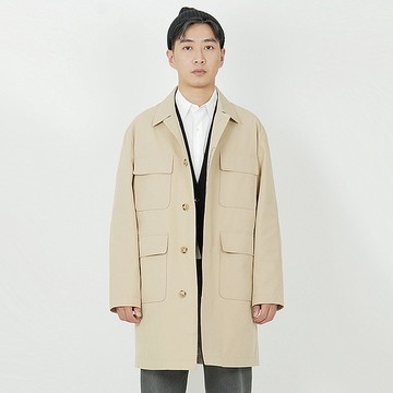 JARVISTORM秋冬原創設計卡姆登長風衣日系工裝外套男韓版寬松休閑