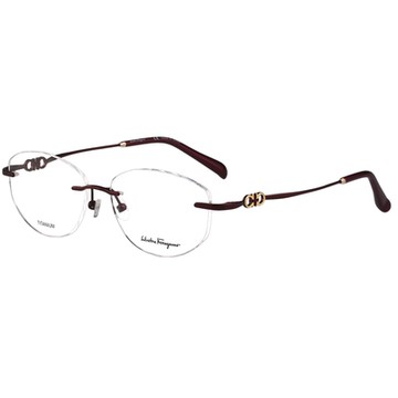 Salvatore Ferragamo 純鈦 光學眼鏡(紅色)SF2559A
