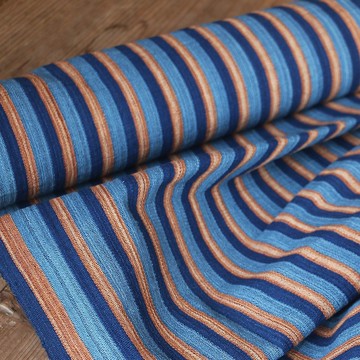 倚山人|貴州土布薯莨藍染草木染色織手工DIY純棉布包帽面料寬45cm