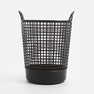 Like-it手提洗衣籃L 圓形灰