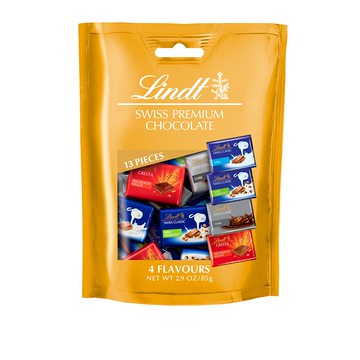 LINDT 瑞士蓮｜綜合巧克力薄片袋