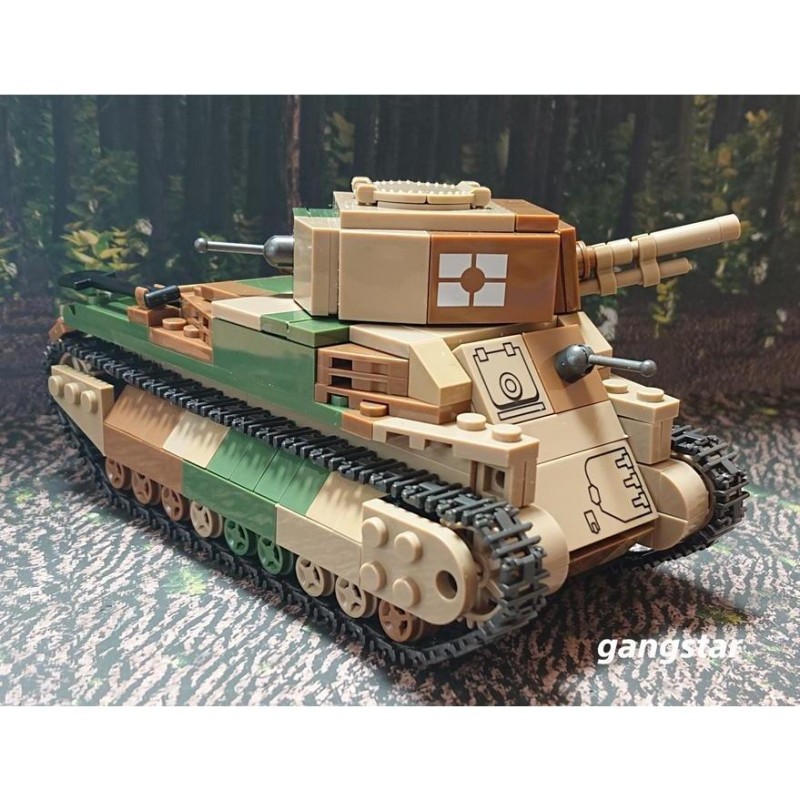 レゴ LEGO ブロック 互換 車 戦車 日本 八九式中戦車 ミリタリー