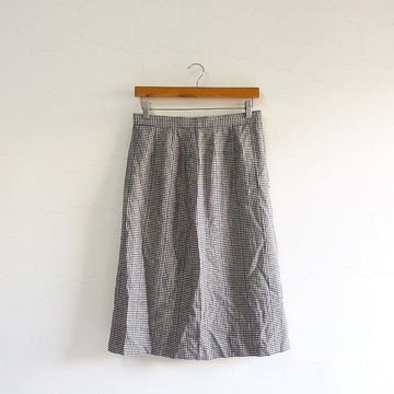 │Slowly│Vintage/千島格紋古著裙