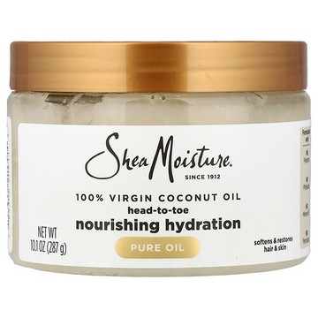 SheaMoisture, 從頭到腳滋潤保濕，全初榨椰子油，10.1 盎司（287 克）