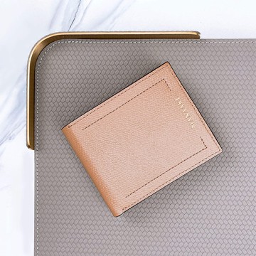 【MANAAKI】雙線短錢包(女版) 短銀包 錢夾 皮革