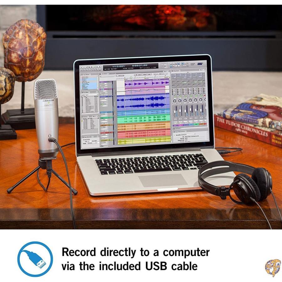 SAMSON マイク USBコンデンサ USBケーブル 3m付属 C01U PRO 送料無料