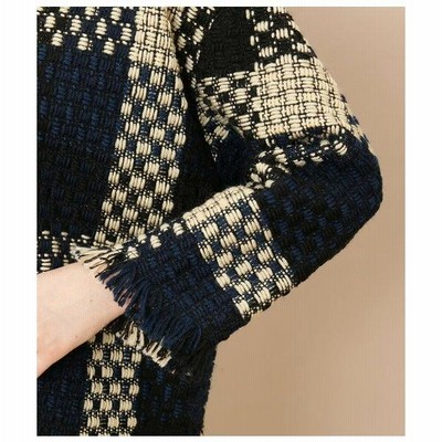 ADAM ET ROPE' / アダム エ ロペ ブロックチェックツイードプル