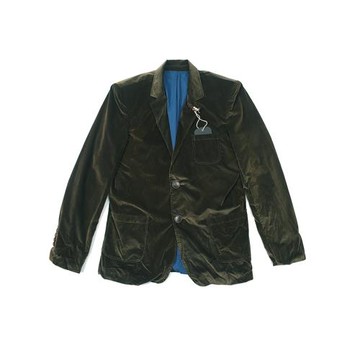 咔嘰條絨 小眾復古做舊水洗燈芯絨西服 多色休閑經典款便服單西01