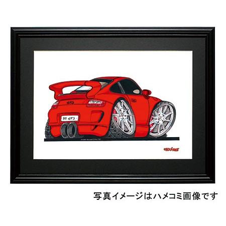 イラスト ポルシェ911GT3（997・赤）