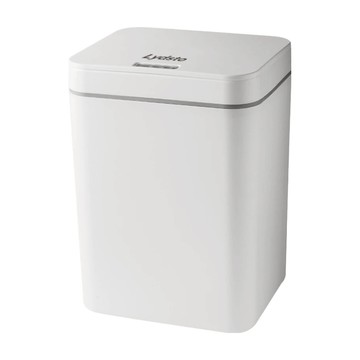 Lydsto 智能感應垃圾桶 16L 電池版 0.3S快速開啟 T9級靈敏感應 內置垃圾袋盒  灰色