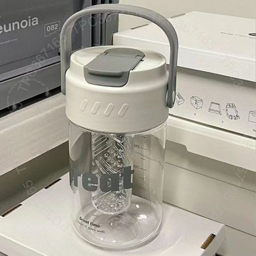 水盃女生高顔值大容量便攜式運動吸管盃夏季帶茶隔學生盃子 3 M L 8 CGT01