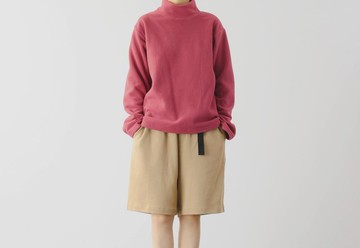 法式復古 彩色好物 雙面搖粒絨溫暖高領打底衫