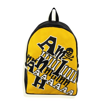 AMINAH-骷髏頭字母後背包