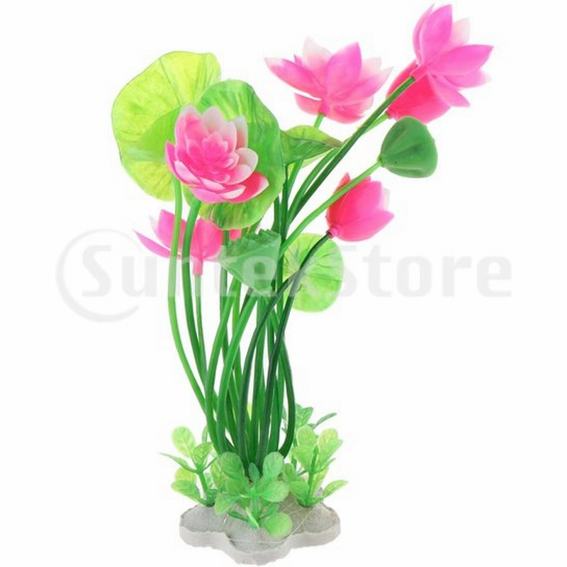 シミュレーションロータス 水族館 風景人工魚飼育用 水槽植物 全2色 通販 Lineポイント最大0 5 Get Lineショッピング