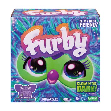 Furby 菲比小精靈 電子互動絨毛玩偶 (極光藍綠色) ToysRUs玩具反斗城