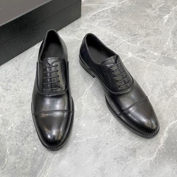 經典正裝皮鞋男真皮系帶布洛克德比鞋辦公室英倫風商務休閑西裝鞋