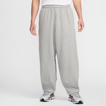 NIKE 長褲 男 運動褲 毛圈布 中磅寬鬆版型 AS M NK CLUB FT OVERSIZED PANT 灰 HJ1823-063