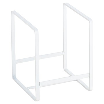 Block mart 廚房用不鏽鋼碗盤收納架  白色  1個