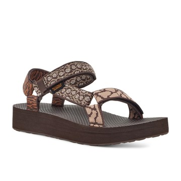 TEVA 涼鞋 MIDFORM UNIVERSAL 咖啡 動物紋 織帶 女 TV1090969GMSG