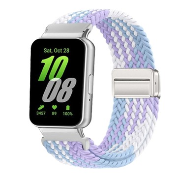 Space Shield 高級磁吸扣編織錶帶  Galaxy Fit 3  棉花糖  1個