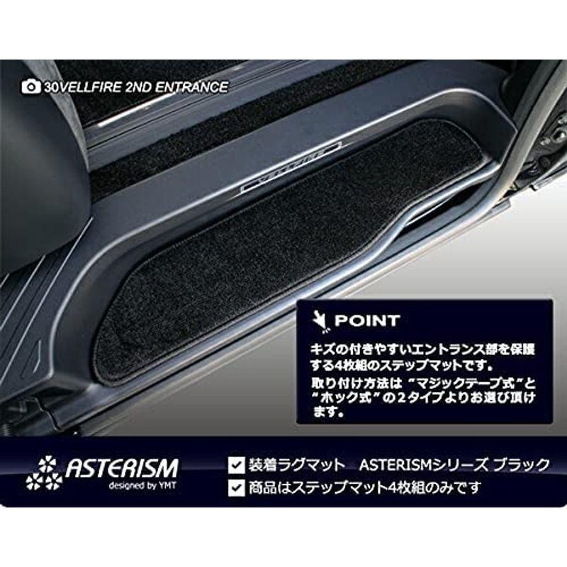 ASTERISM30系アルファード ガソリン車 ステップマット(固定:マジック