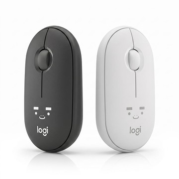 BOXMAN 聯名限定套組-羅技 Pebble M350S 鵝卵石無線藍芽滑鼠+67W GaN氮化鎵充電器