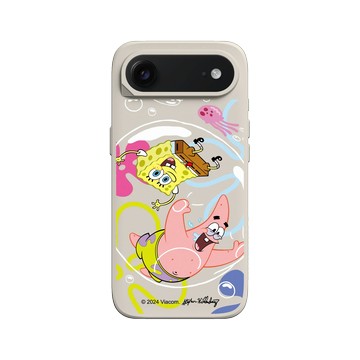 iPhone Air SolidX 貝殼灰 - 海綿寶寶 SpongeBob - 一起玩耍