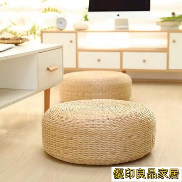免運 開立發票 坐墊 藤編坐墊 蒲團 和室椅 草編坐墊 蒲團坐墊 榻榻米坐墊 日式坐墊 打坐墊 禪修墊 藤編椅AA0727