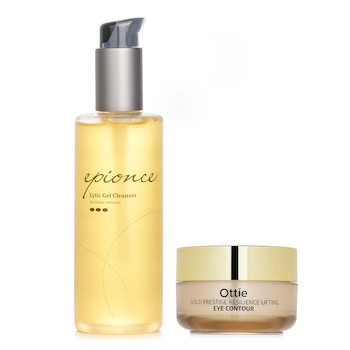 Epionce Epionce Epionce Lytic啫喱潔面乳 – 適合混合性至油性/問題肌膚 170ml X Ottie Gold Prestige 強韌提升眼護理霜 30ml 2pcs-組合