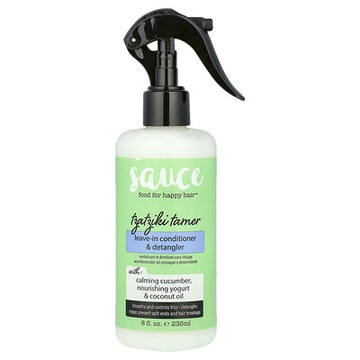 Sauce Beauty, 免洗護髮素和順發液，Tzatziki Tamer，8 液量盎司（236 毫升）