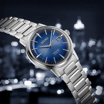 ［與你分享幸運］SEIKO 精工 Presage 東京飛行調酒機械錶-39.5mm(SRPJ13J1/4R35-05E0B)
