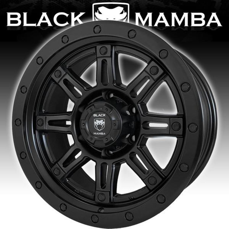 ハイラックス GUN125 タコマ FJクルーザー BLACK MAMBA 新品17インチタイヤホイール TOYO OPEN COUNTRY  265/65R17 265/70R17 285/70R17 ホワイトレター | LINEショッピング