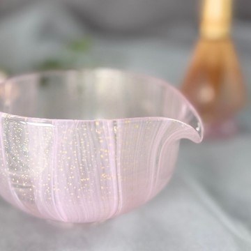 Ms.Karny 訂製款 玻璃抹茶碗 ( 附注口・可用熱水・附化粧盒 )