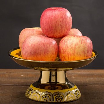 供果盤陶瓷供盤供佛水果盤家用小號供奉財神觀音招財貢盤拜神用品