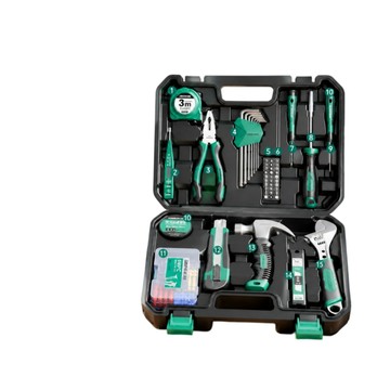 多件式工具組 【銳達】家用五金工具箱 123件家用優選組套 家庭維修組套裝 多功能工具組 車載全套維修組合