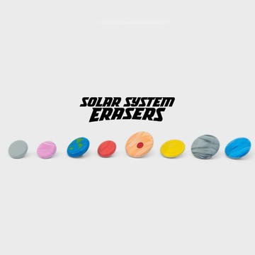 賽先生科學工廠英國 suck uk 太陽系行星橡皮擦組