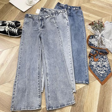 牛仔褲  無彈 不加絨  J710355   A