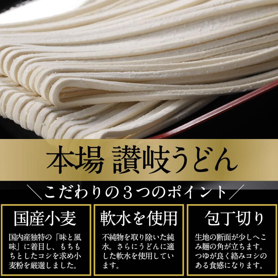 讃岐うどんの老舗こんぴらや 本場さぬきうどん お徳用セット 半生うどん 並麺 讃岐麺維新 (240g×4袋 つゆ付)